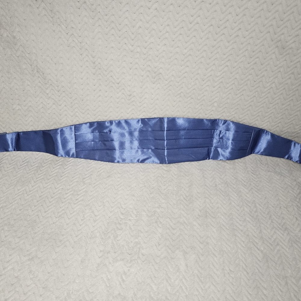 Dan Smith Elegant Blue Men's Suspenders